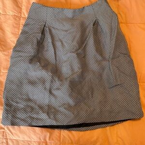 Silk Mini Skirt With Pockets